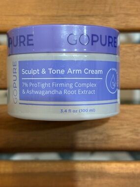 goPure Sculpt & Tone Arm Cream - 3.4 fl oz: For All Skin Types